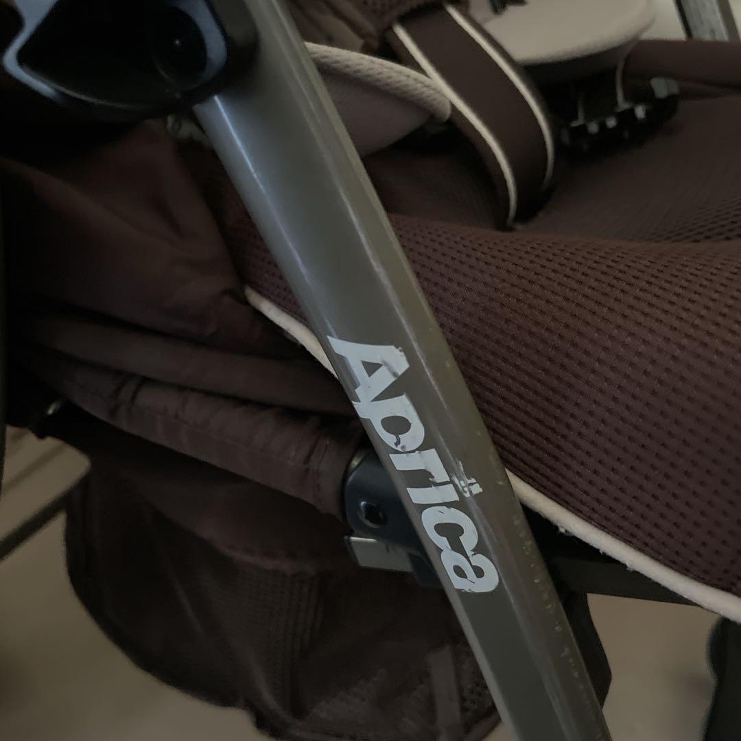 希少人気色　ラクーナ　ベビーカーAprica アップリカ　ブラウン