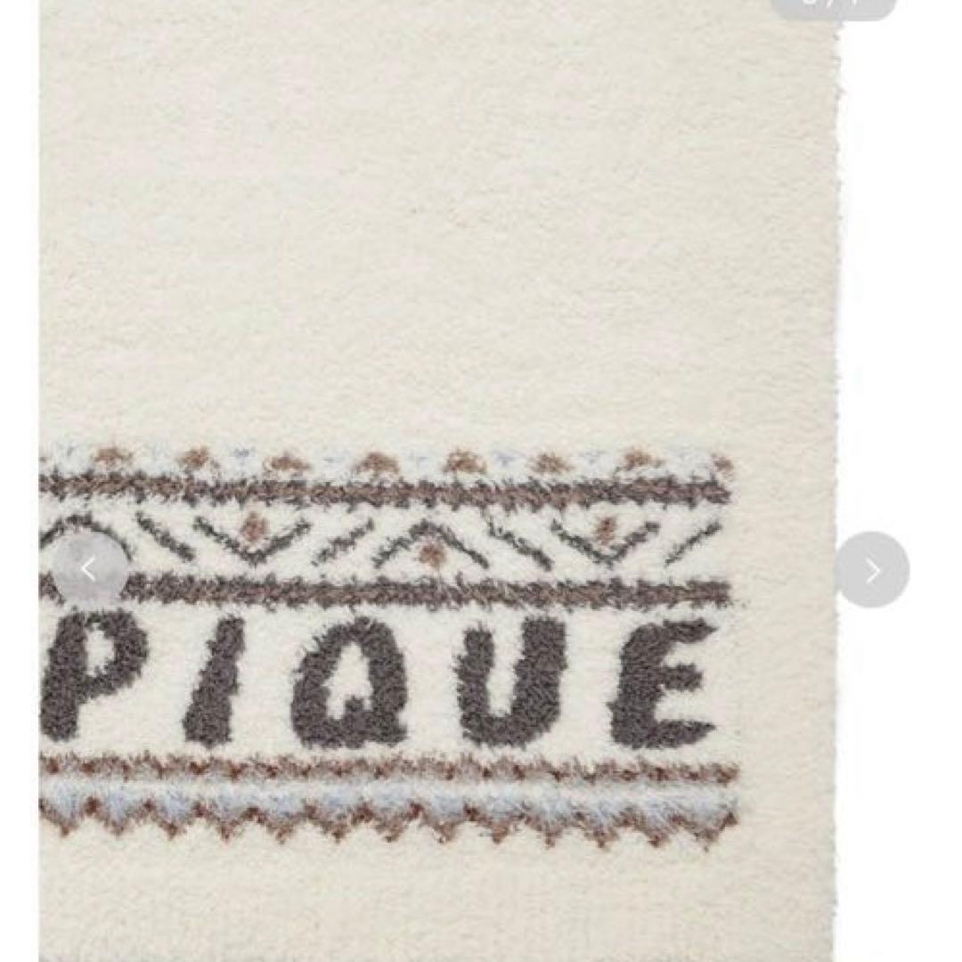 ジェラートピケ オムパウダーノルディック DOGジャガードブランケット フレブル