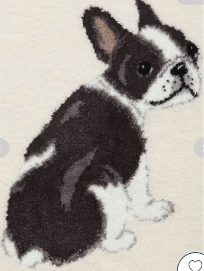 ジェラートピケ オムパウダーノルディック DOGジャガードブランケット フレブル