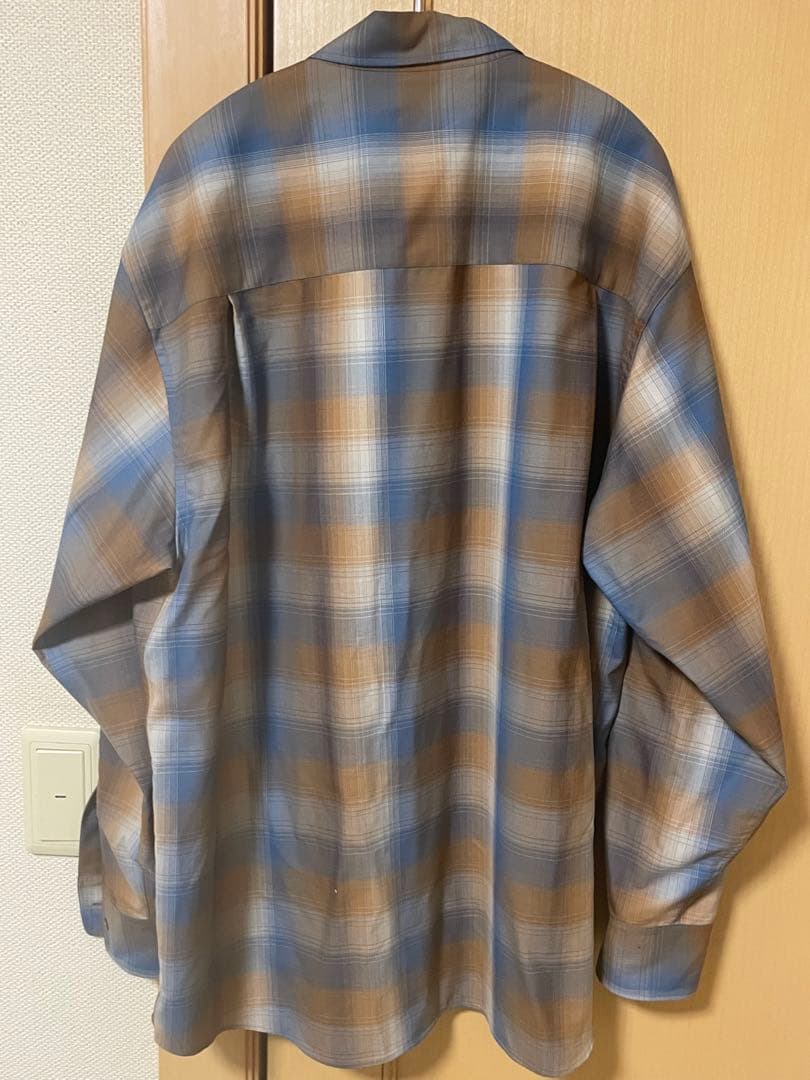 オーラリー　AURALEE チェック柄 長袖シャツ