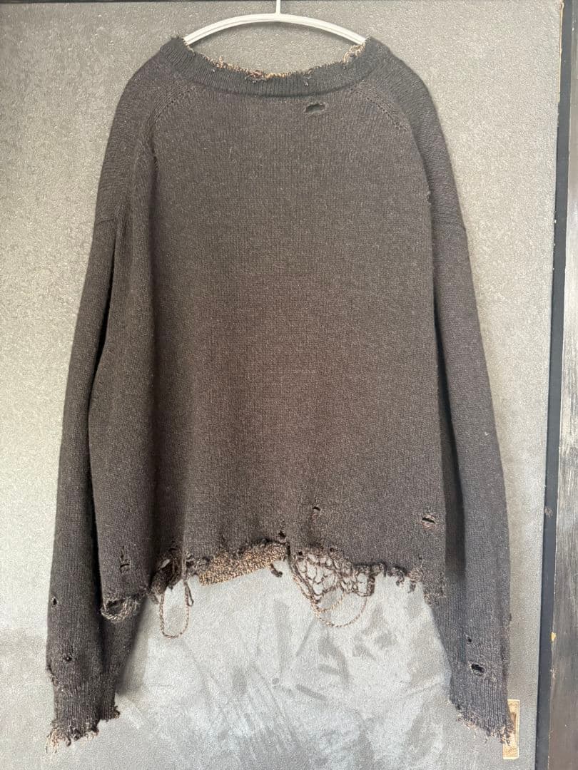 トップス doublet Broken heart cardigan 23AW