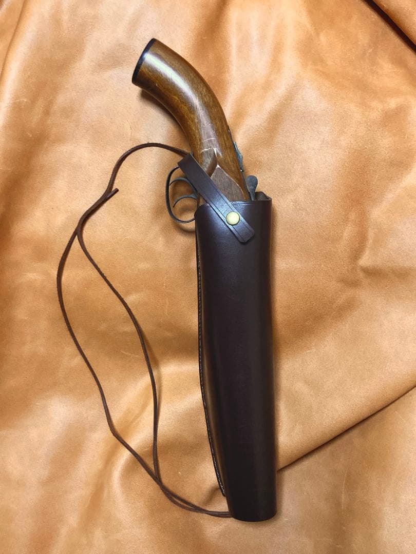 ハドソンMADMAX用右利きレザーホルスター No.789