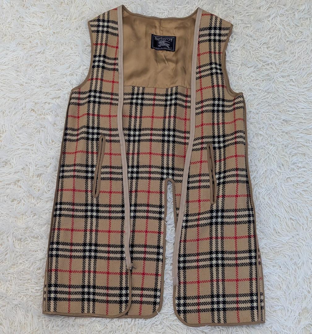 ✨Burberrys ステンカラーコート ベージュ　ノバチェック