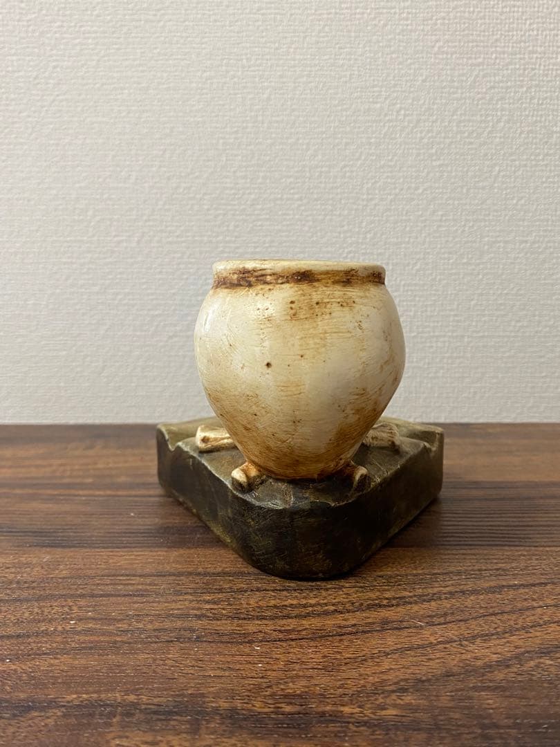 50s'60s' ビンテージスカル灰皿石膏製　バイカー古着ロカビリー