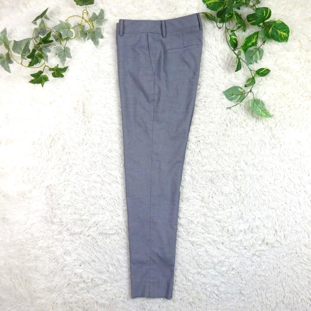 美品　オリヒカ　ノーカラーパンツスーツ　セットアップ　ウォッシャブル　ストレッチ