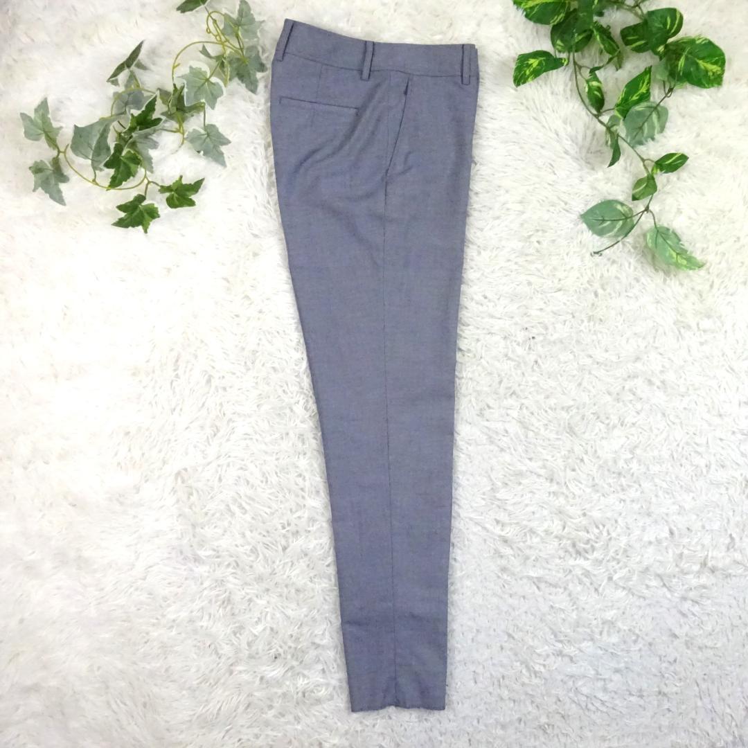 美品　オリヒカ　ノーカラーパンツスーツ　セットアップ　ウォッシャブル　ストレッチ