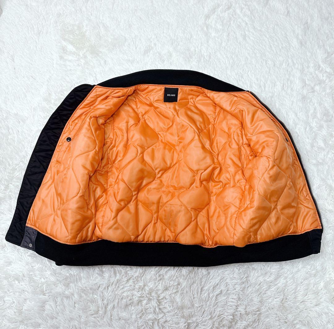 BEAMS ビームス フライトジャケット ボンバー クレイジー 短丈 ma-1