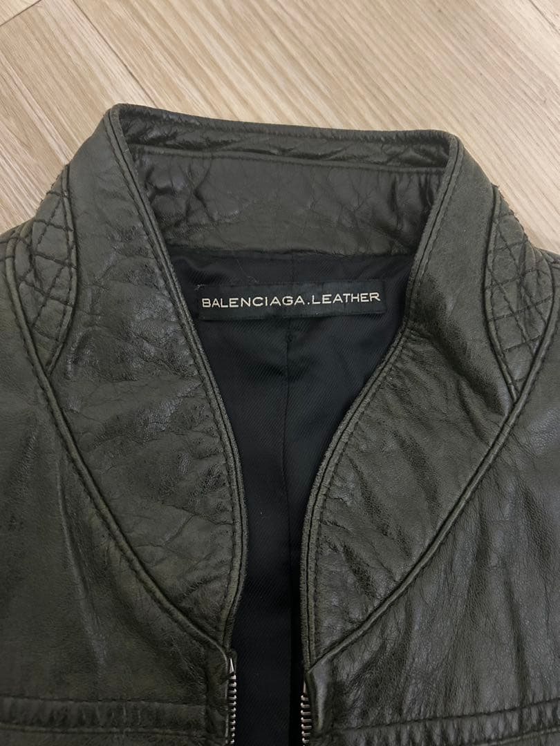 BALENCIAGA バレンシアガ レザー ジャケット ライダース36 ニコラ期