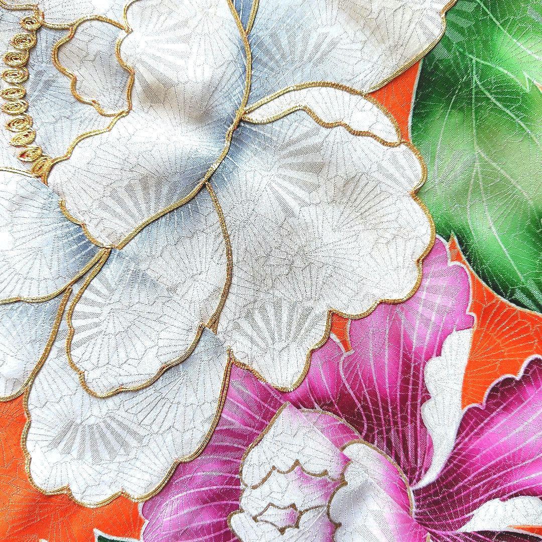 1/18限定値下げ　振袖　仮絵羽　正絹❣️5点セット・お得品❣️リメイク　材料