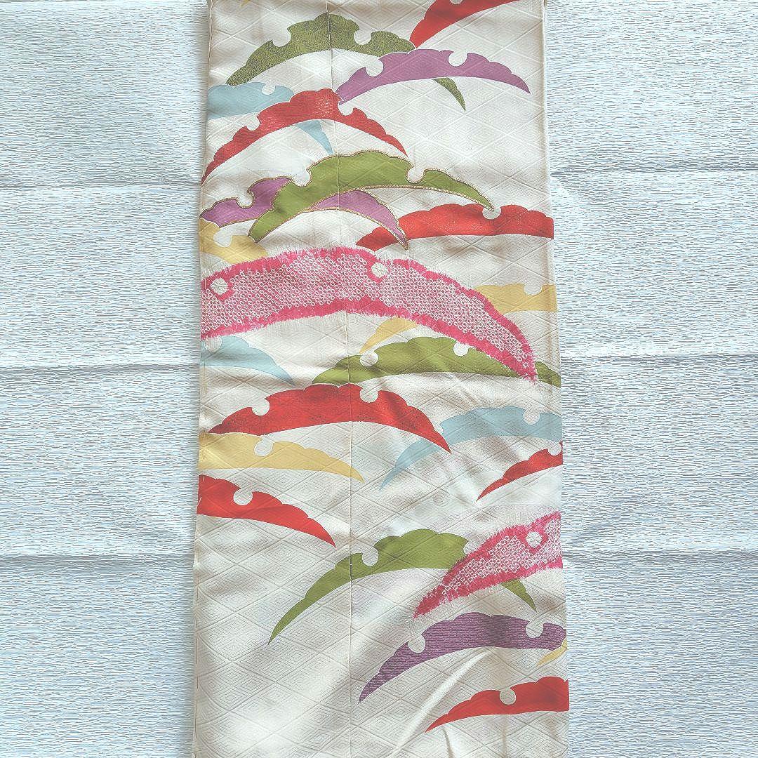 1/18限定値下げ　振袖　仮絵羽　正絹❣️5点セット・お得品❣️リメイク　材料