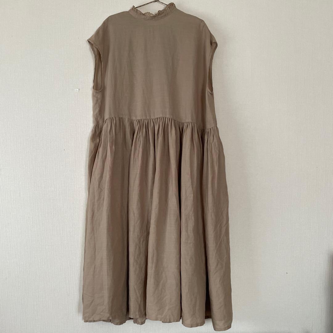 最終値下げ！Gauze# リネンノースリーブワンピース