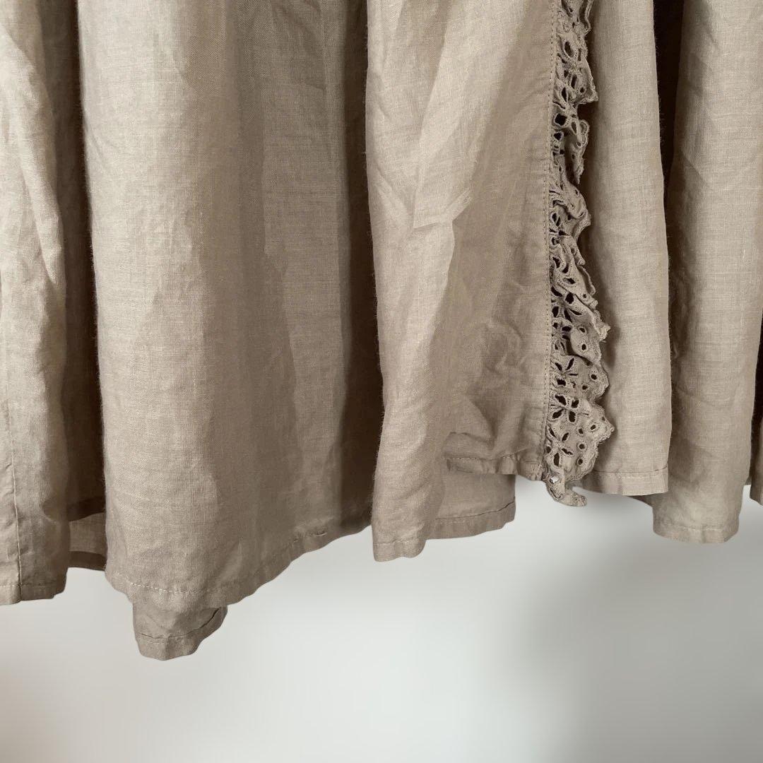 最終値下げ！Gauze# リネンノースリーブワンピース