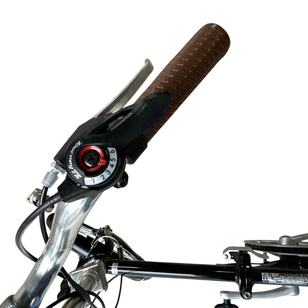 美品キャプテンスタッグ 折りたたみ自転車 アルミ 軽量 16インチ ブラック