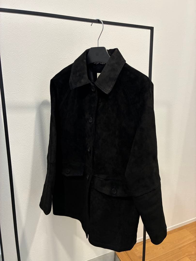 hackney jacket スエードジャケット　ブラック　ohotoro