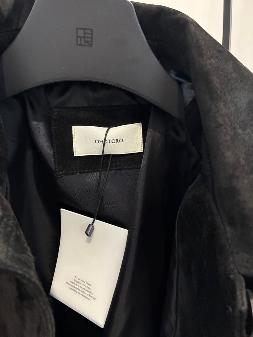 hackney jacket スエードジャケット　ブラック　ohotoro