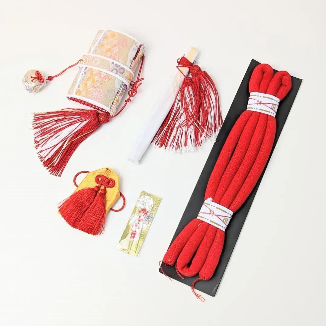 七五三 女の子 7歳 四つ身 着物 帯 筥迫 フルセット 古典 緑 BY10-4