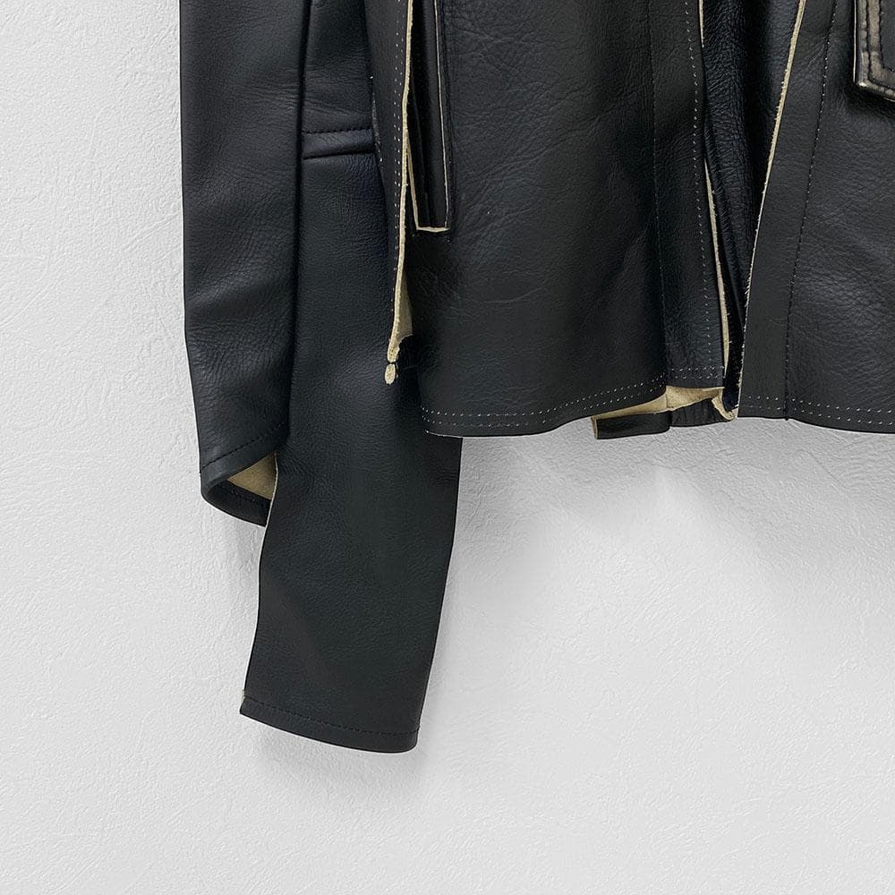 極美品 Margiela ×  マルジェラ ライダースジャケット 再構築