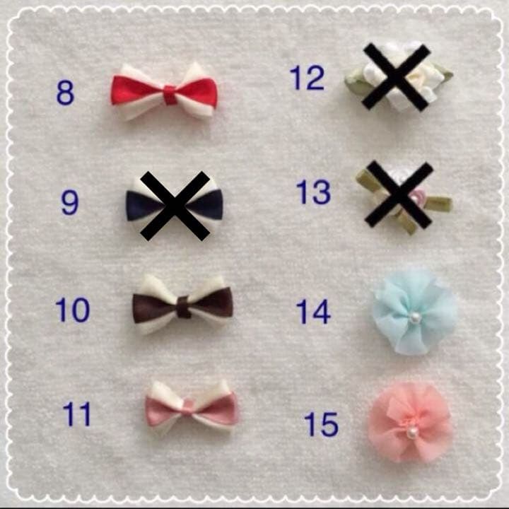 オプション一覧 リボン・スナップ♡つけ襟風スタイ