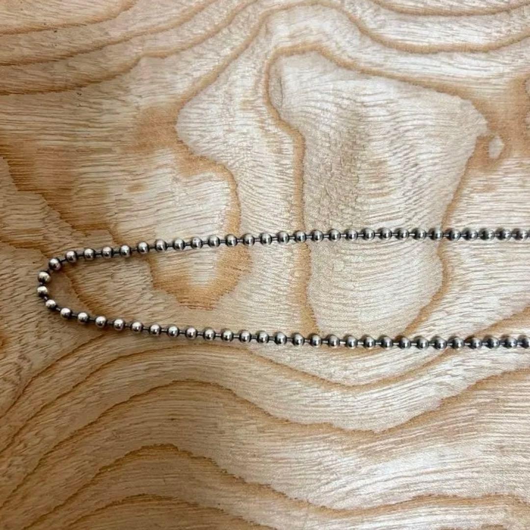美品 LONE ONES MF HOOK 3mm ボールチェーンネックレス