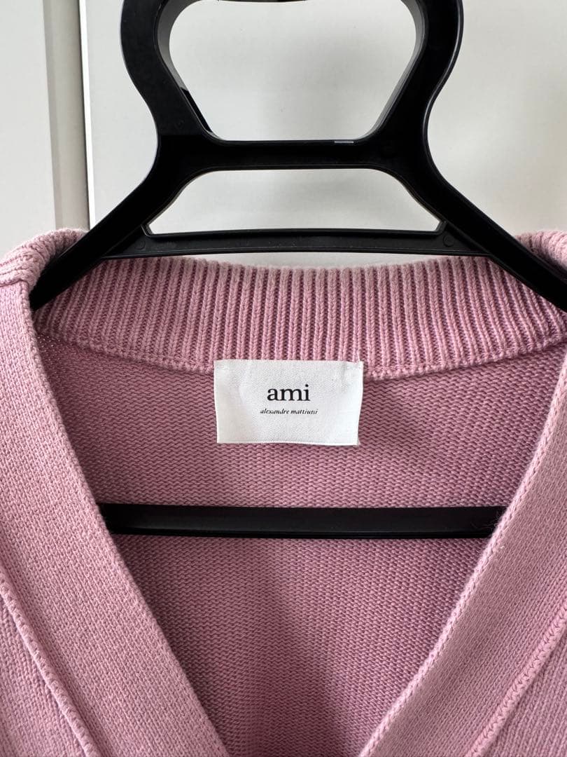 【激レア】ami ピンク ハートモチーフ カーディガン