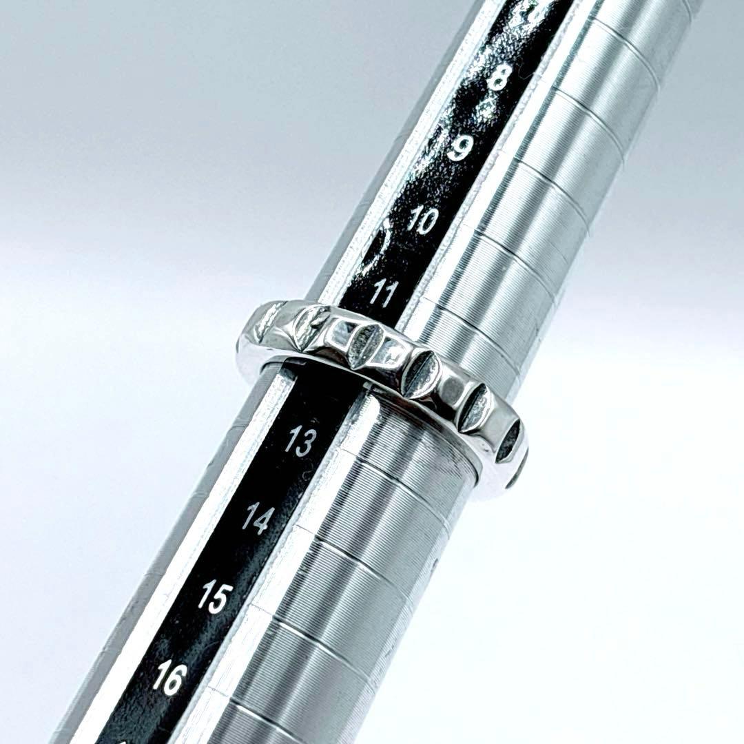 BWL ビルウォールレザー フェイステッドリング 12号 US6 シルバー