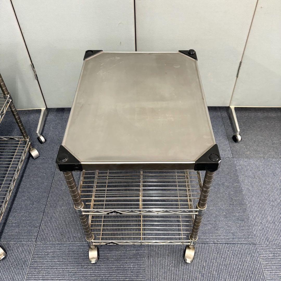 ERECTA スーパーエレクター 61✖️45 ソリッドシェルフ キャスター付き