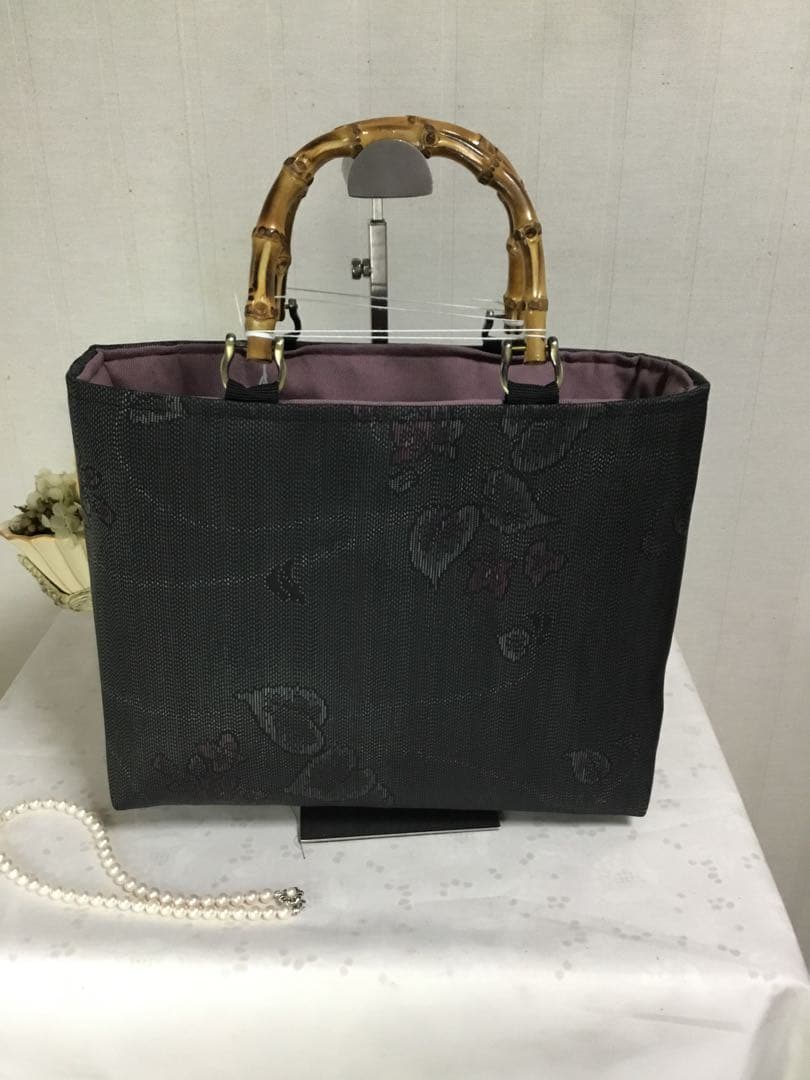 花ぷらら・・大島紬・カバン・トートバッグ・135