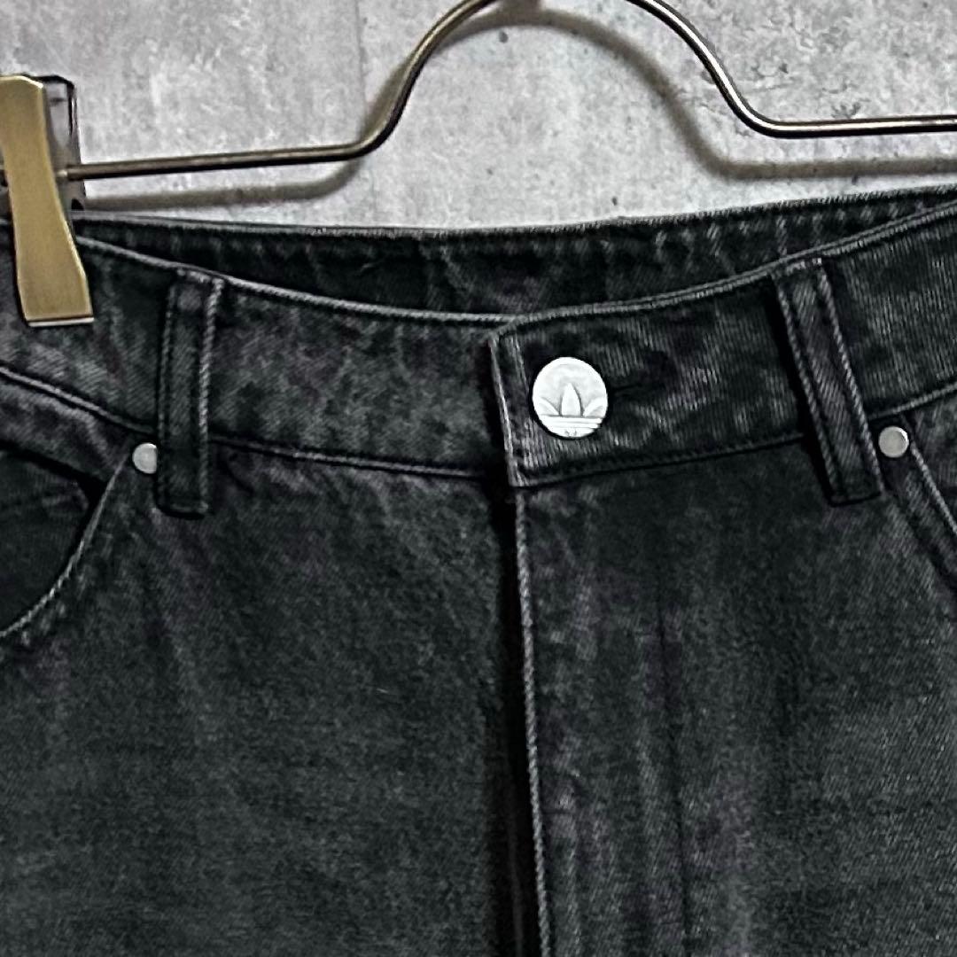 adidas ADILENIUMシーズン3ジップウォッシュド デニムパンツ28