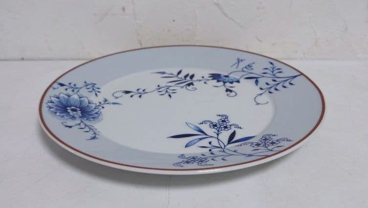 マイセンMEISSENオタフク100周年記念プレートペア お多福 ブルーオニオン