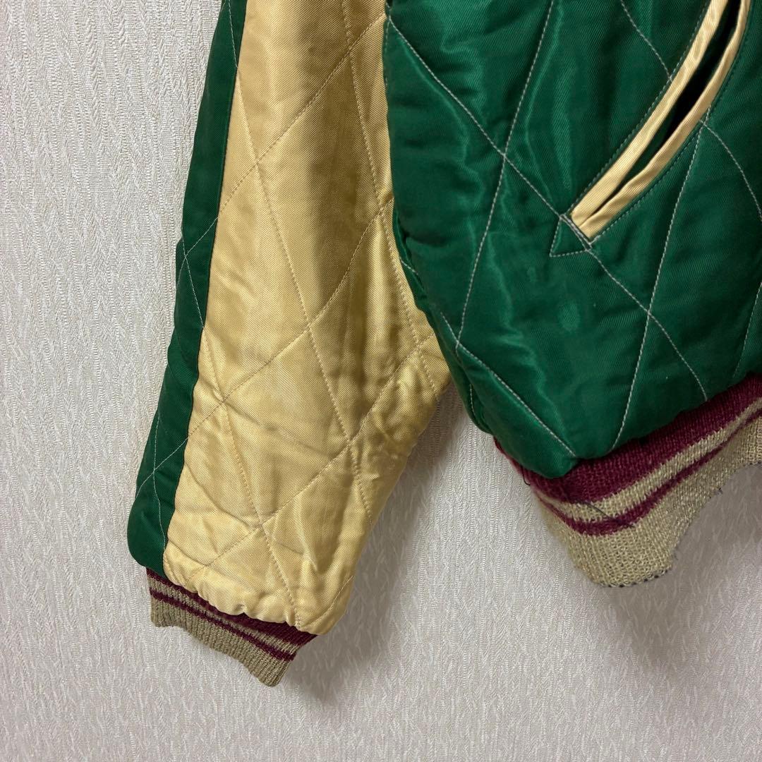 【希少】テーラー東洋 スカジャン リバーシブル 虎 龍 鷲 TT11592 M