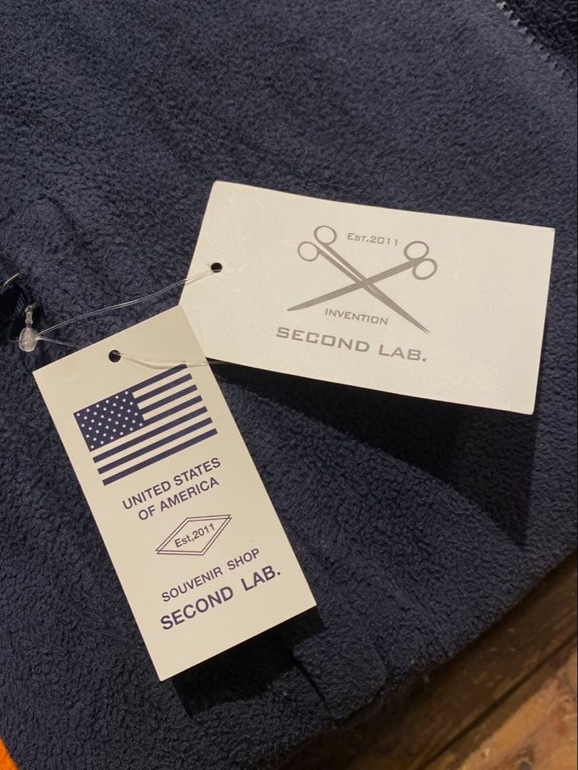 SECOND LAB CUSHION 未使用 リメイク クッション ノース