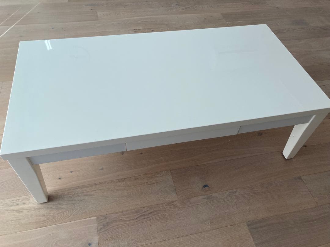 【値下げ/送料無料】ニトリ リビングテーブル ホワイト 木製