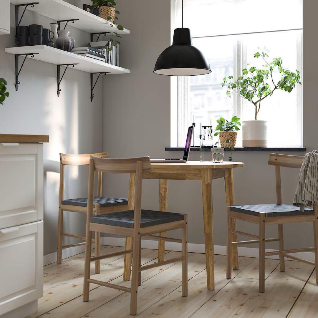 【引取り限定】IKEA NACKANÄS ダイニングチェア 2脚