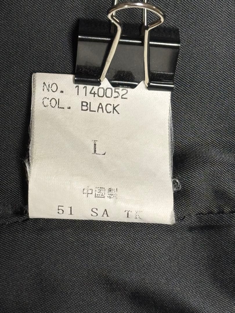 メンズトレンチコート　ビジネスコート　バーニーズニューヨーク　ライナー付　黒Ｌ