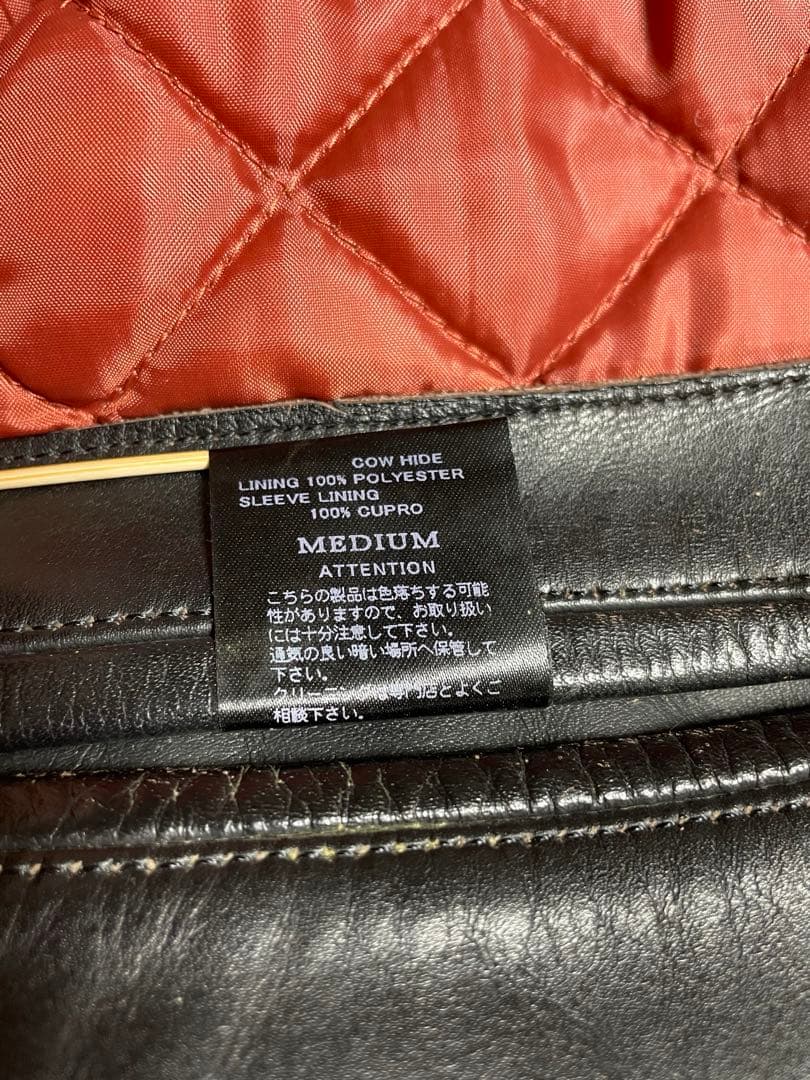 1/25まで値下げ　ルードギャラリー ブラックレーベル　ライダース　RUDY