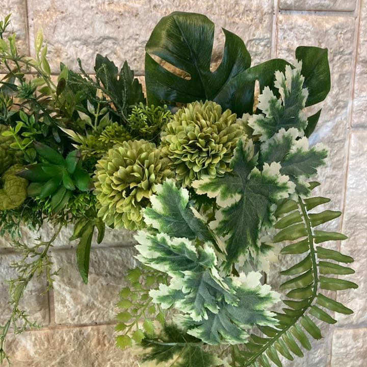 光触媒　人工観葉植物　ウォールグリーン　フェイク　フラワー40530
