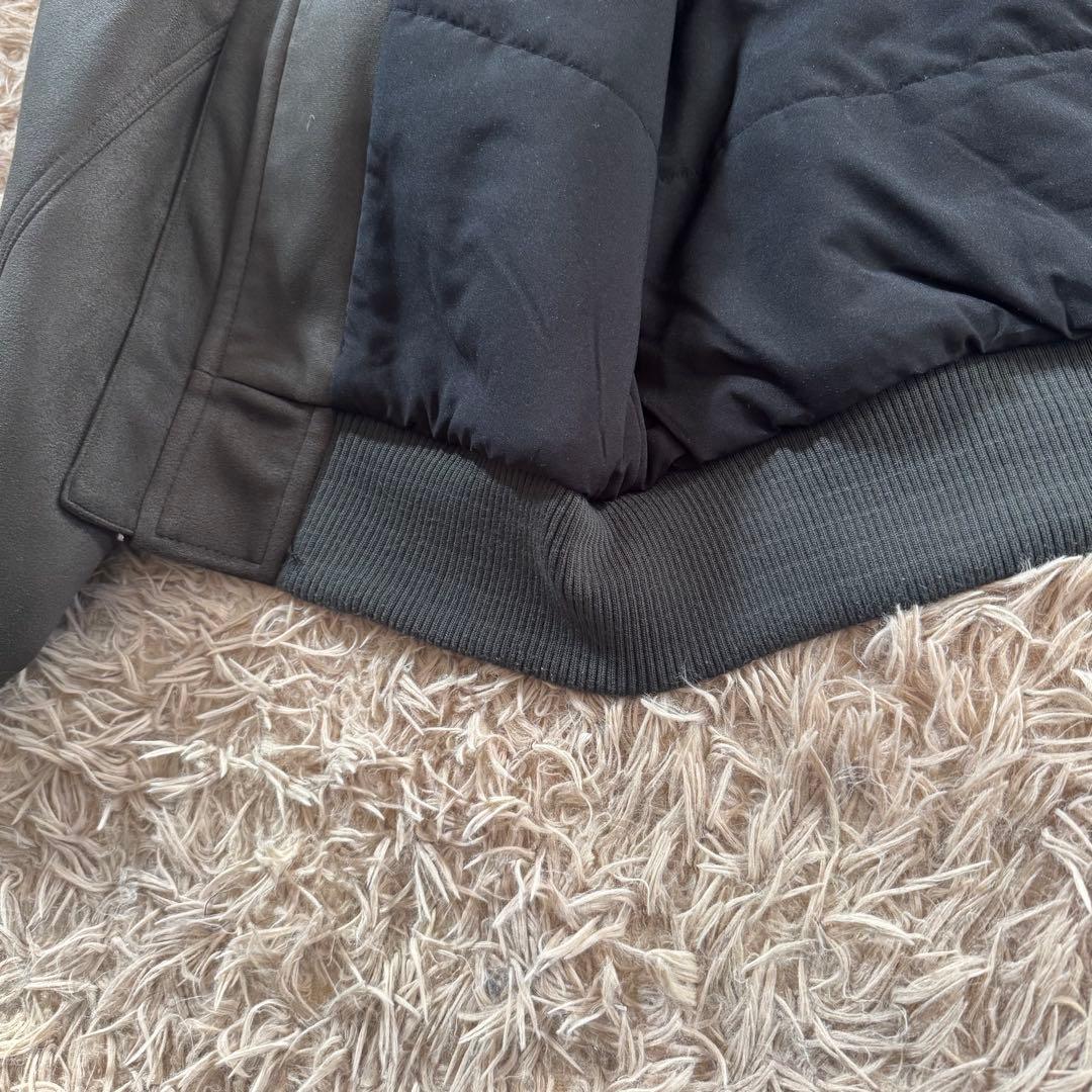 タコもも様ZARA ザラ　フェイクスエード キルティングジャケット　Y2K