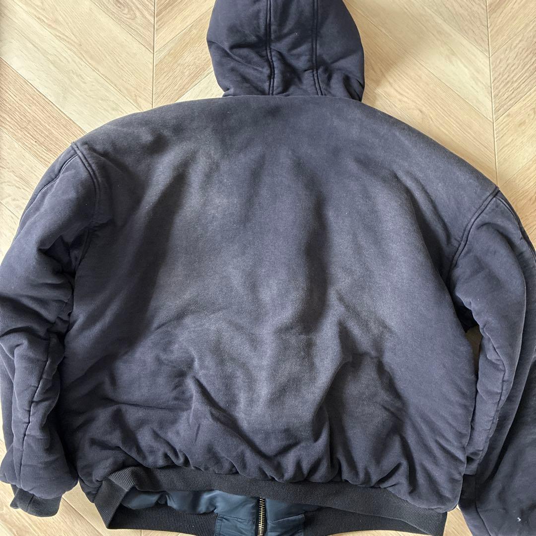 KAMIYA リバーシブル フーディー ブルゾン　中綿　フェード　カミヤ　ミハラ