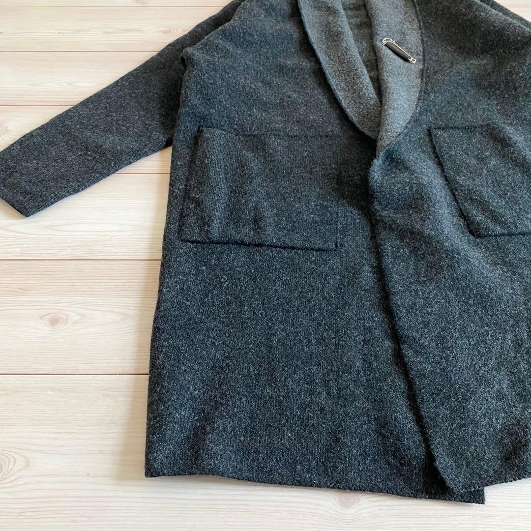 2024AW GALERIE VIE ダブルフェイスパイル ショールカラーコート