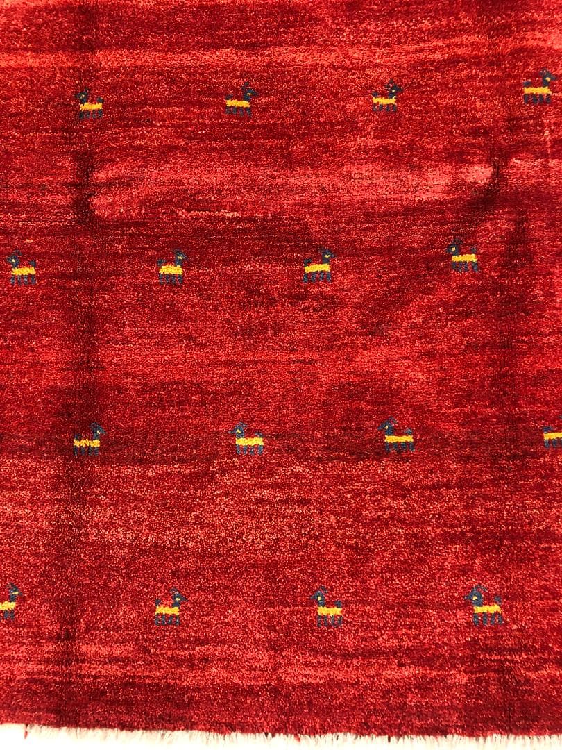 ギャベ イラン産 175×240 赤 K-29