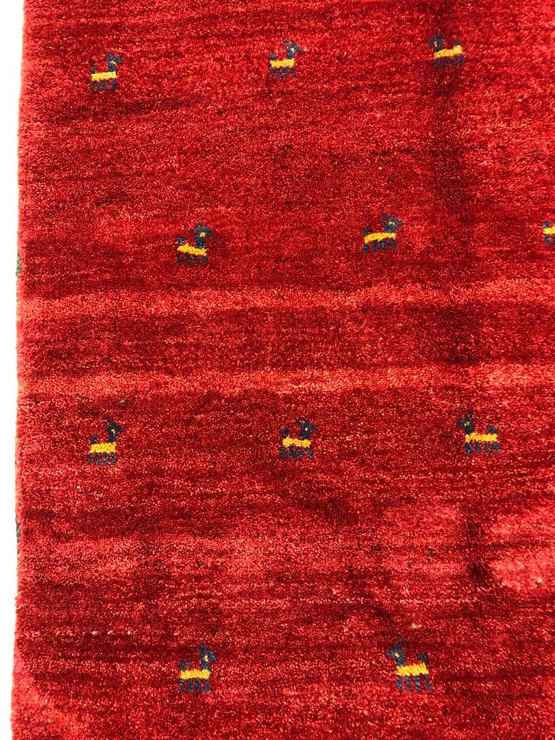 ギャベ イラン産 175×240 赤 K-29