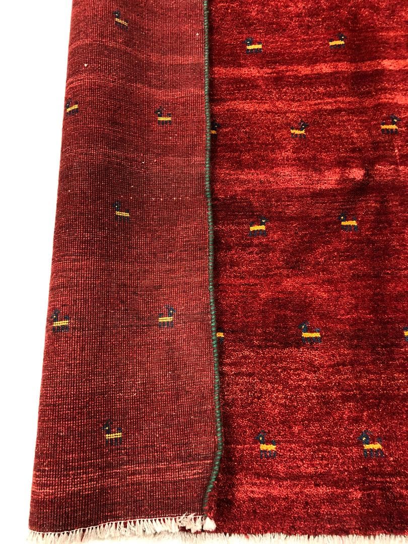 ギャベ イラン産 175×240 赤 K-29