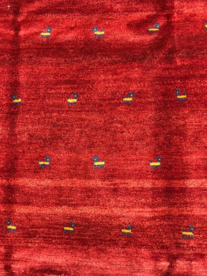 ギャベ イラン産 175×240 赤 K-29