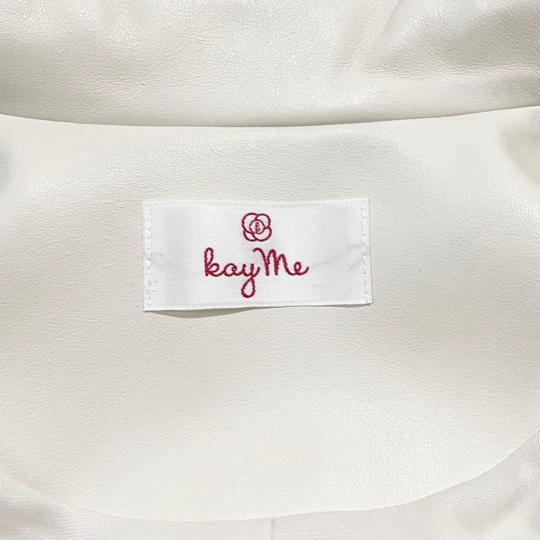 極美品　kay me ケイミー ストレッチライダース ジャケット　洗える　7