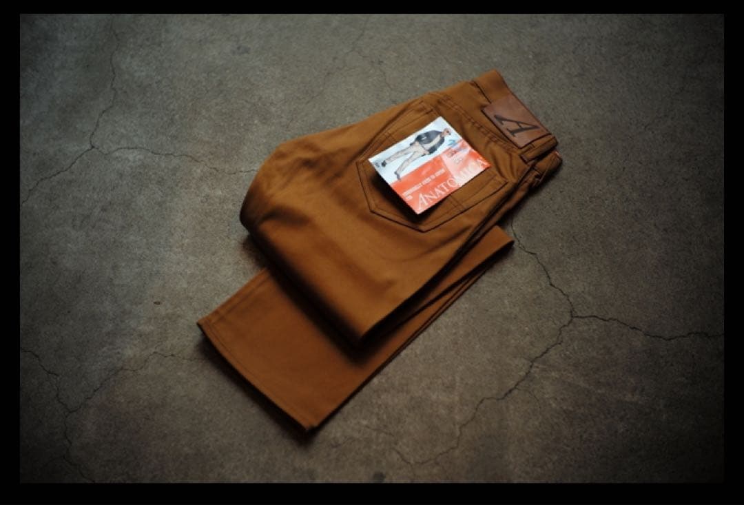 激レア 未使用 アナトミカ 限定 ブラウンダック618 ジーパン デニム チノ