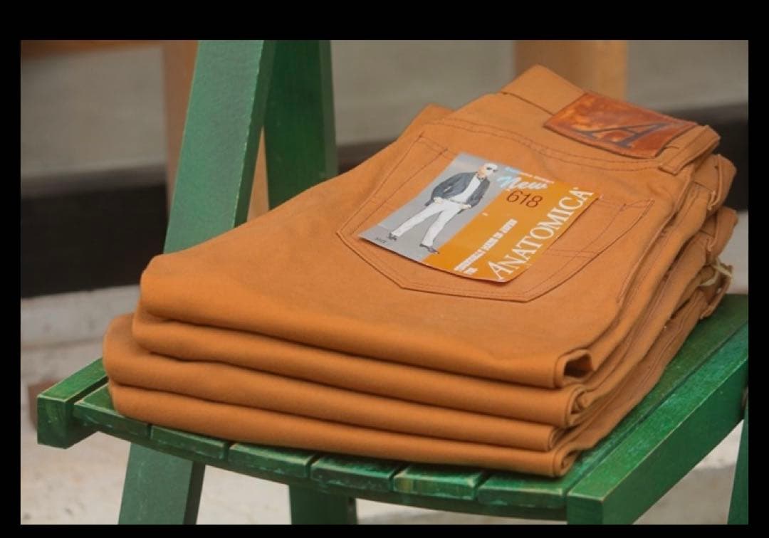 激レア 未使用 アナトミカ 限定 ブラウンダック618 ジーパン デニム チノ