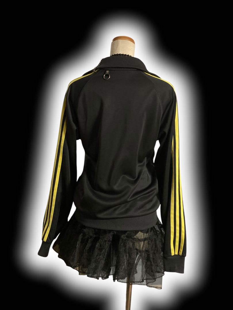 レアadidas平成ギャルy2kパンク古着屋フェアリーグランジトラックゴールド姫