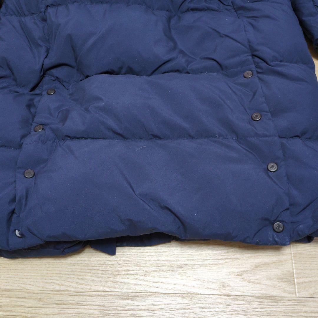 ラルフローレン ロングダウンネイビー レディース US М（日本L〜LL）