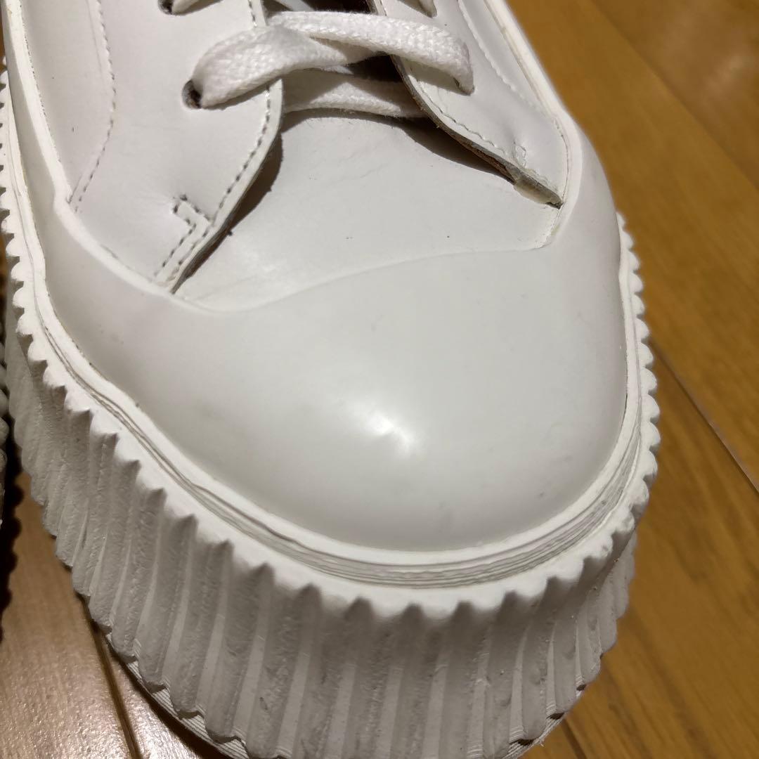 JIL SANDER プラットフォーム レザー スニーカー