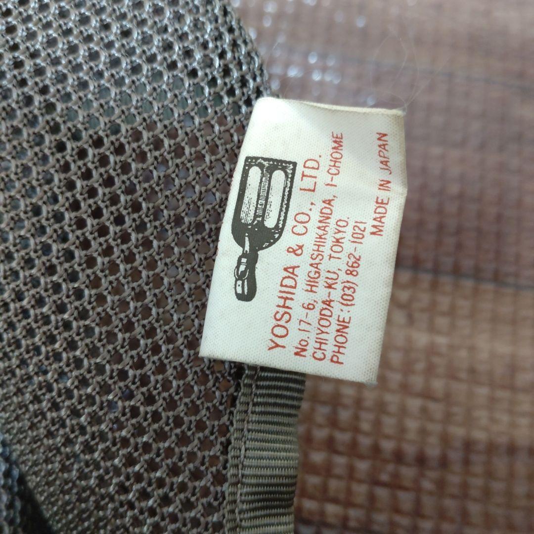 ヴィテージLUGGAGE LABEL山口タグミニタリーメッシュプルオーバーベスト